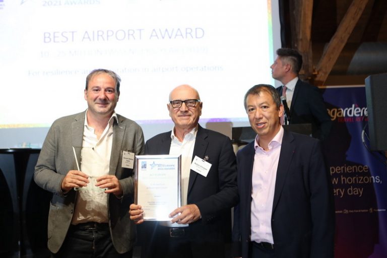 Best Airport Award: l’aeroporto di Palermo riceve il premio migliore scalo aereo d’Europa 2021