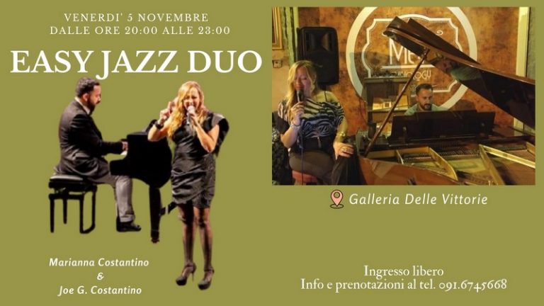 Easy Jazz Duo, alla Galleria delle Vittorie