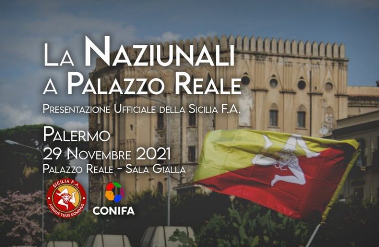 Al Palazzo Reale la presentazione ufficiale della Nazionale Siciliana