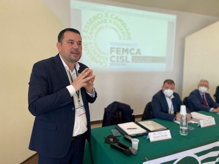 VI Congresso Femca Cisl Messina, Francesco Donato è il nuovo segretario generale