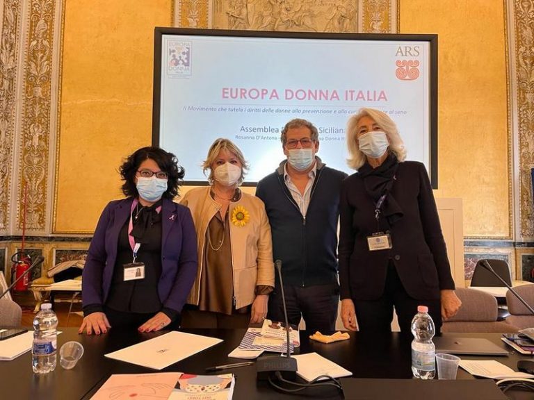 Tumore al seno, Miccichè incontra “Europa donna”<br>“Massima collaborazione istituzionale con le associazioni”<br><br>
