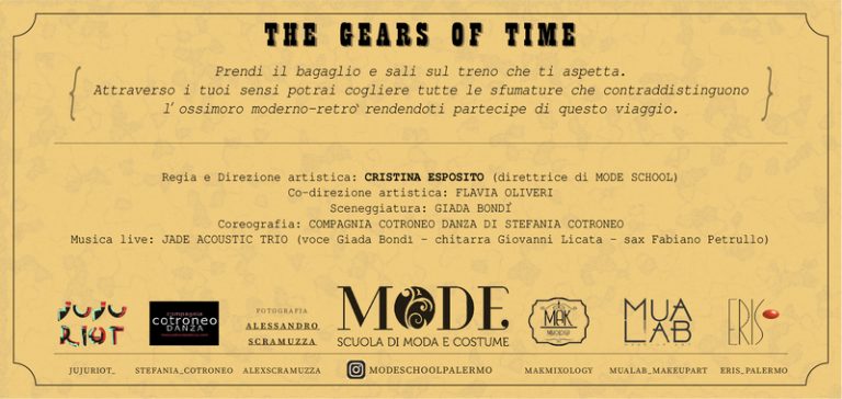 Con “The Gears of Time”, domenica 27 Febbraio alla Galleria delle Vittorie, si viaggia nel tempo. Un evento di moda, musica e danza