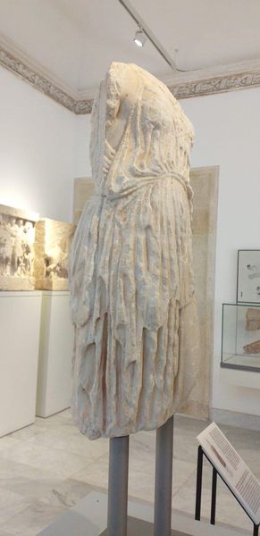 In mostra al museo archeologico Salinas la statua greca della dea Atena