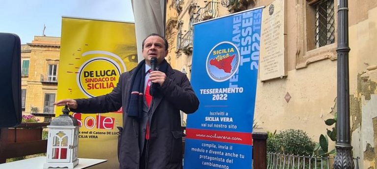 Cateno De Luca ad Agrigento: “io sponsor di Musumeci. Spero sia lui il canidato del centro destra”