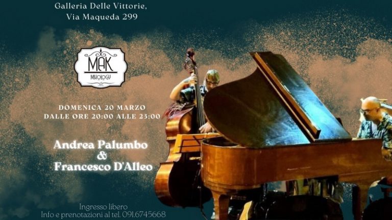 “Sunday Jazz in the Gallery”, alla Galleria delle Vittorie, con il “Palumbo/D’Alleo 2set”