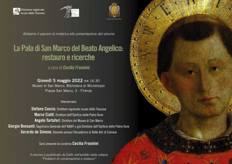 “La Pala di San Marco del Beato Angelico: restauro e ricerche” il volume a cura di Cecilia Frosinini