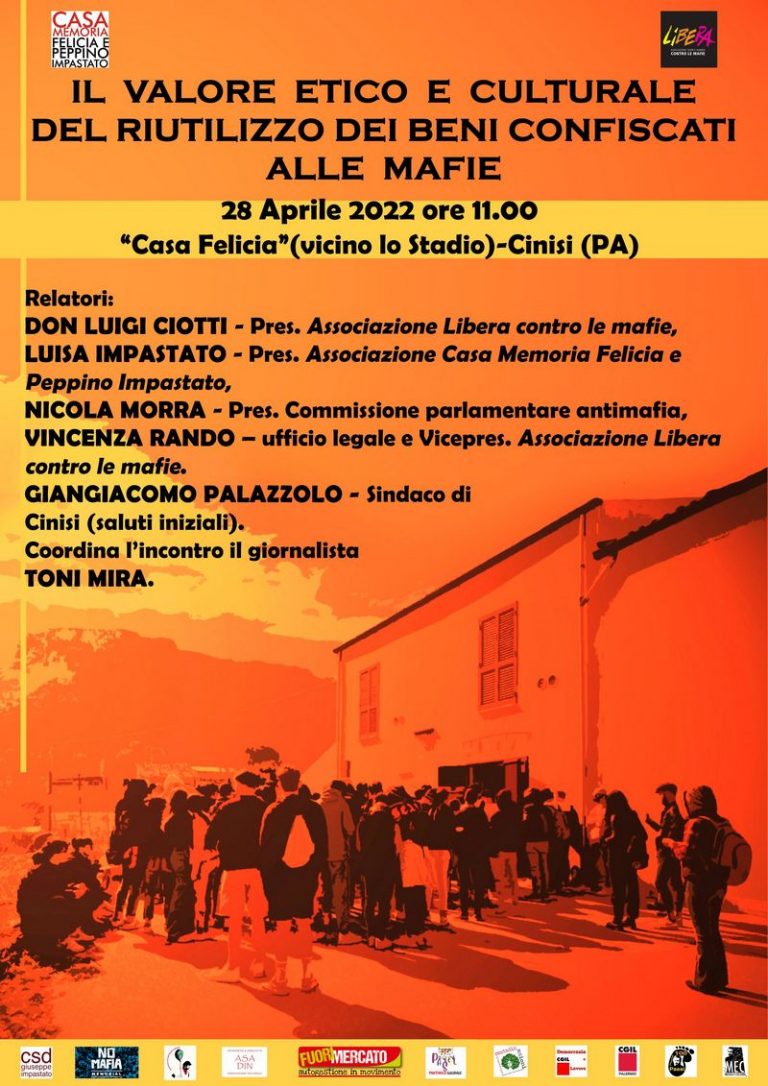 Iniziativa a Casa Felicia (Cinisi), presente Don Luigi Ciotti