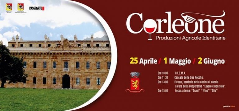 Al via il 25 aprile “Corleone e le sue produzioni agricole identitarie”