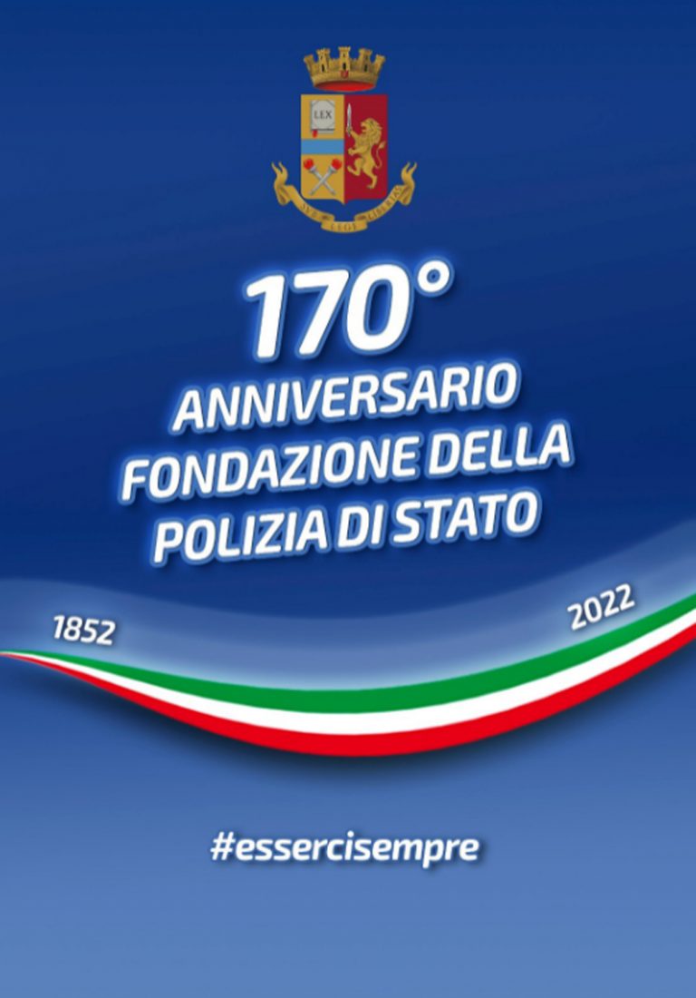 La Polizia di Stato ha celebrato  il 170° anniversario dalla fondazione