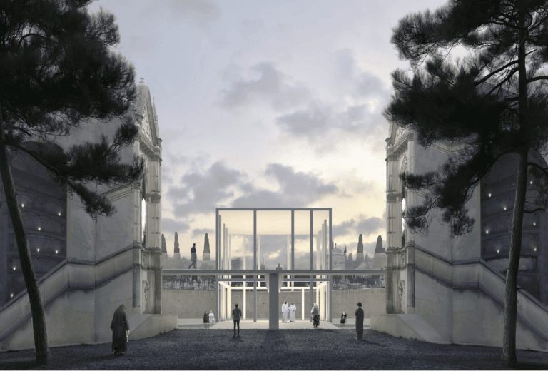 Cimitero monumentale di Caltagirone: architettura leggera e ariosa per uno spazio ecumenico e accessibile a tutti