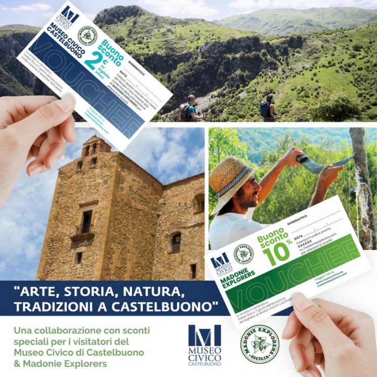 Arte, Storia, Natura, Tradizioni a Castelbuono.<br>Una collaborazione tra il<br>Museo Civico di Castelbuono & Madonie Explorers<br><br>