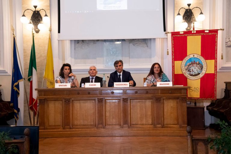 Pier Ferdinando Casini in Aula Magna per la presentazione del Volume “Nilde Iotti e il PCI Due centenari, una Storia”