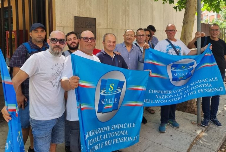 Sit in lavoratori Meridi davanti la Rai Sicilia  Sinalp ed Usi si confronteranno con l’assessore Scavone del governo regionale