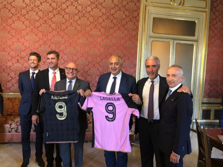  Lagalla incontra i vertici del Palermo calcio