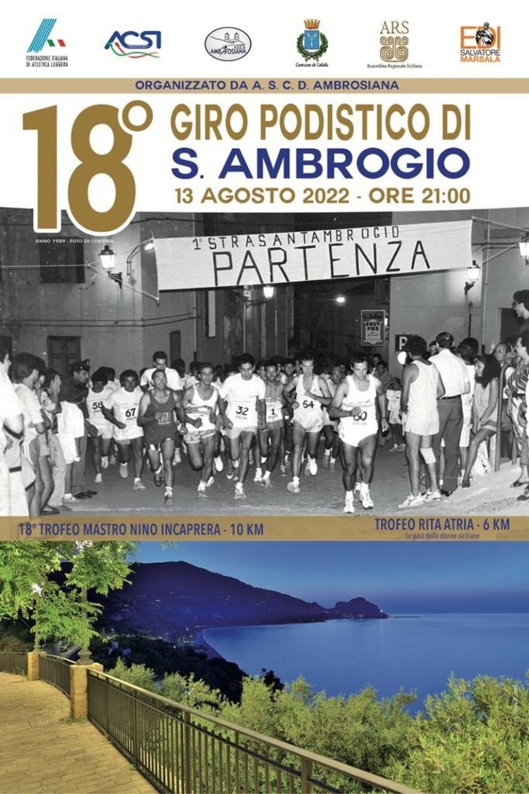 Parata di stelle al 18° Giro podistico internazionale di Sant’Ambrogio