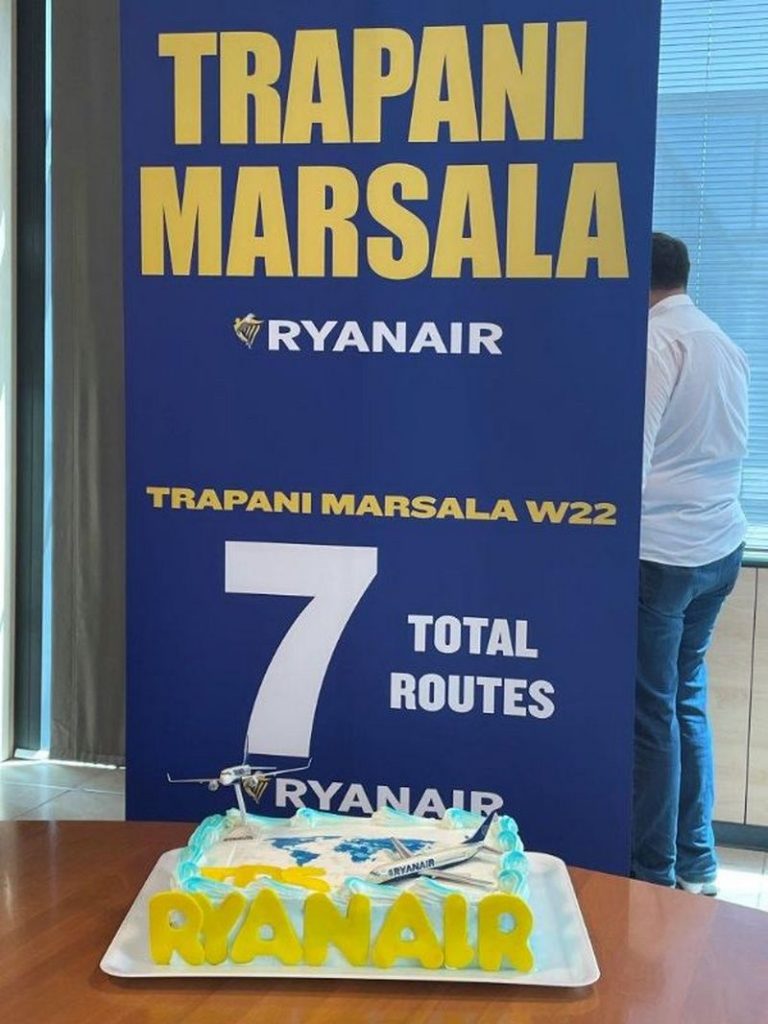 Da Ryanair nuova denominazione “Trapani-Marsala” per il Vincenzo Florio