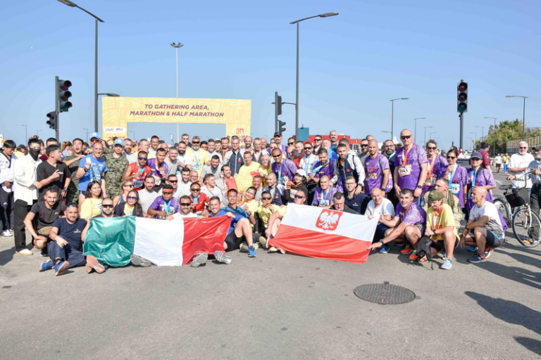 I militari italiani alla Maratona di Beirut