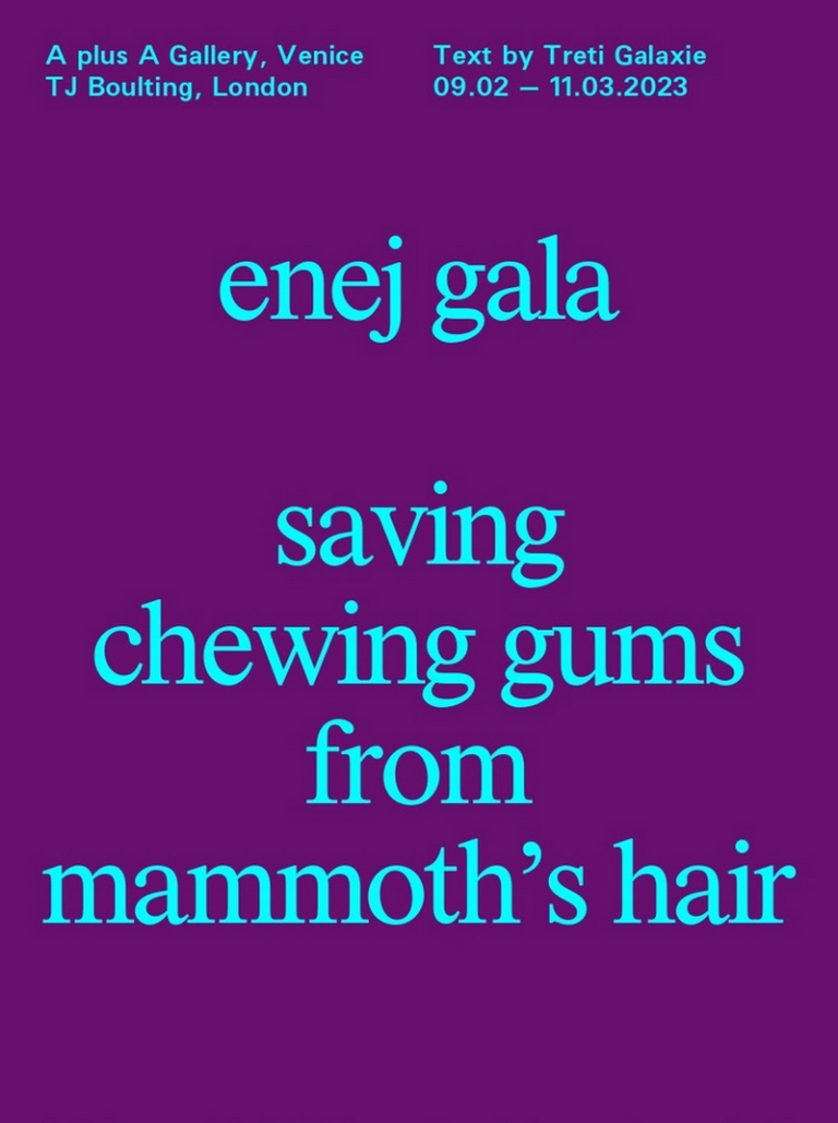 Enej Gala – Saving chewing gums from mammoth’s hair