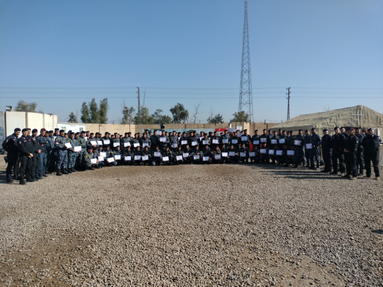 Prima Parthica: concluso il 10° corso di Crc a favore della polizia irachena