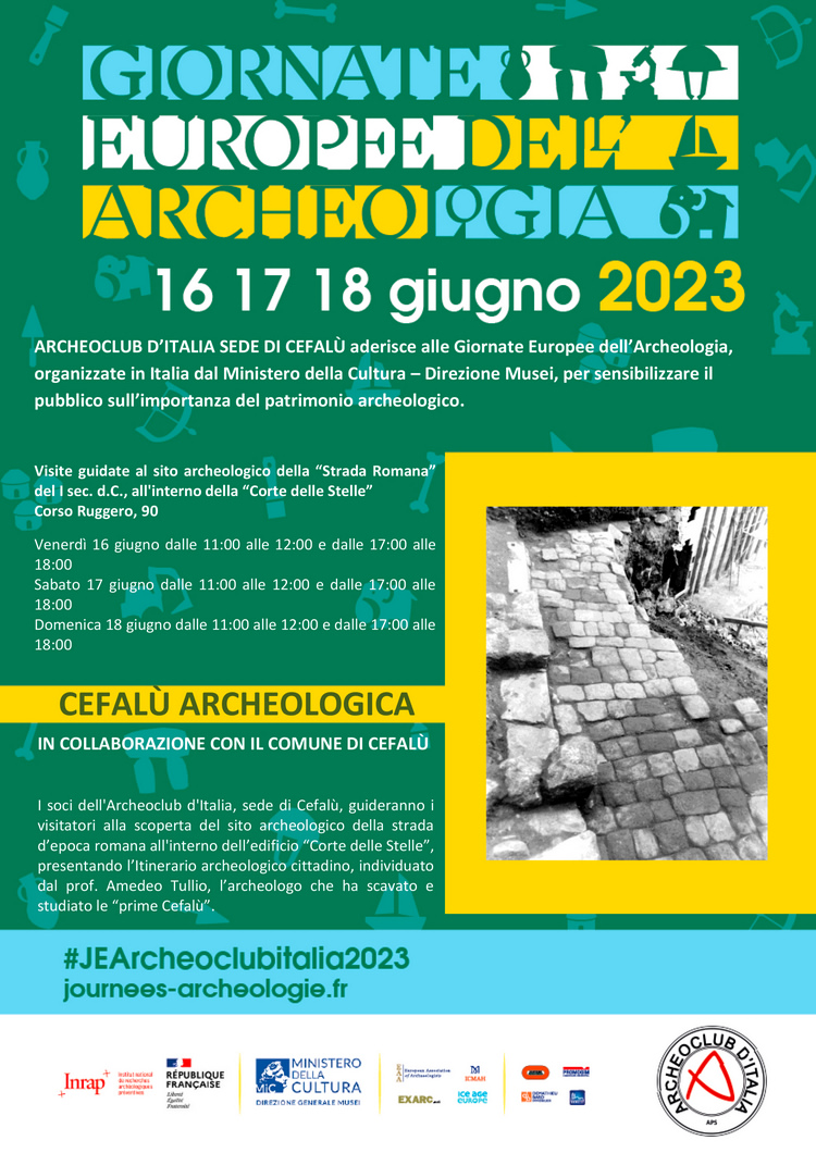 Giornate Europee dell’Archeologia 16-17-18 Giugno 2023