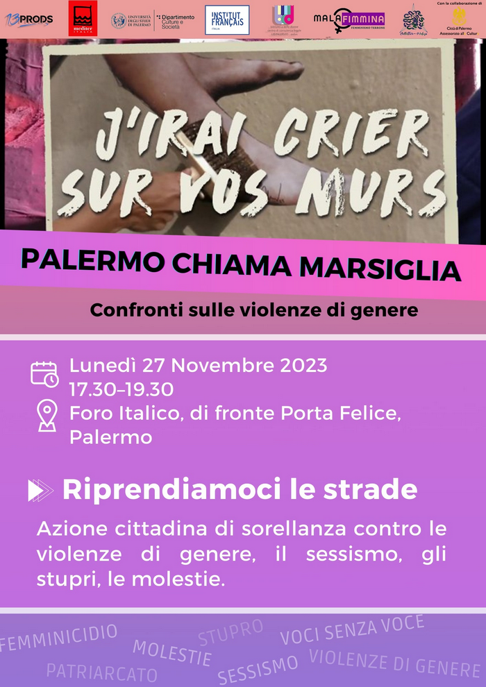 “Palermo chiama Marsiglia”, il progetto contro le violenze di genere